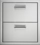 Viking® 5 Series 19" Stainless Steel Outdoor Double Drawers-0