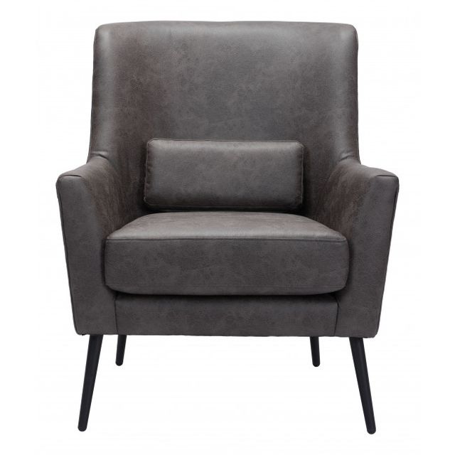 Zuo® Modern Ontario Vintage Black Accent Chair-2