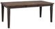 TEI Shelton Jacobean/Rustic Burnt Ginger Dining Table-0