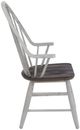 Liberty Furniture Farmhouse Brown/White Windsor Back Arm Chair-3