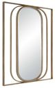 Uttermost® Replicate Gold Oval Mirror-3