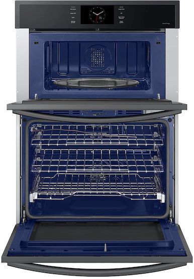 Samsung 30" Matte Black Oven/Microwave Combination Electric Wall Oven-3
