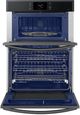Samsung 30" Matte Black Oven/Microwave Combination Electric Wall Oven-3