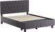 Weekender™ Morris Charcoal Full Platform Storage Bed-0