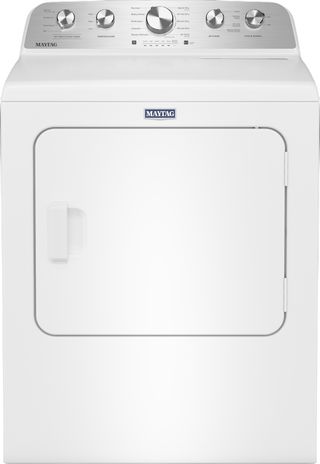 Maytag® 7 Cu. Ft. White Pet Pro Gas Dryer with Extra Power