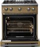 Viking® 5 Series 30" Golden Hour Pro Style Gas (NG) Range with Brushed Brass Trim-1