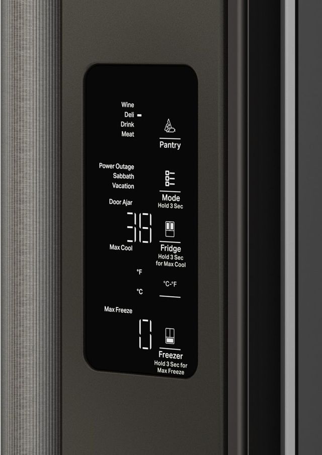 KitchenAid® 36" 23.1 Cu. Ft. Black Ore Counter Depth French Door Refrigerator with Intelligent Auto Fill-4