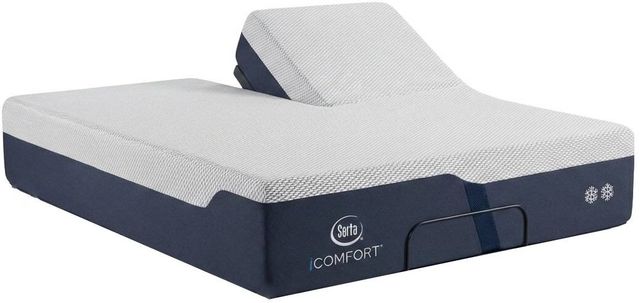 Serta® iComfort Ovation 13" Foam Medium Smooth Cover Split Head Queen Mattress-0