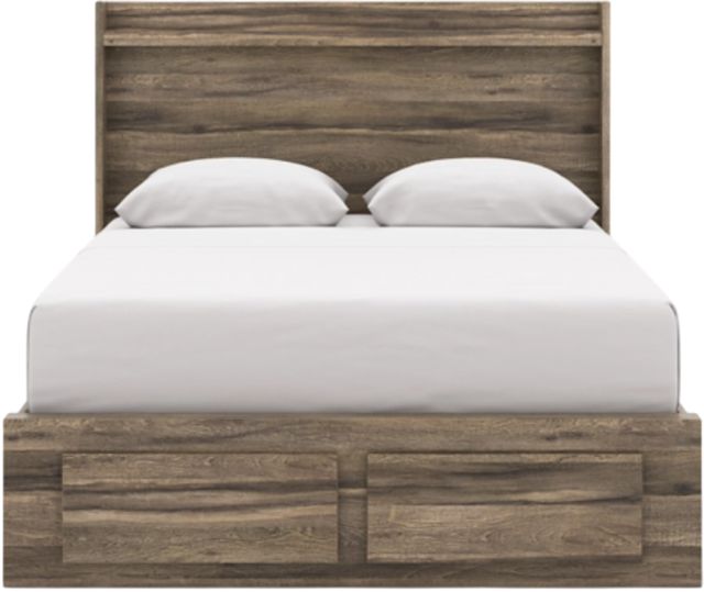 Signature Design by Ashley® Baystorm Brown Queen Panel Storage Bed-1