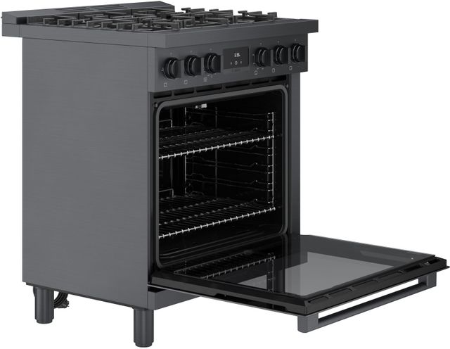 Bosch® 800 Series 30" Black Stainless Steel Pro Style Gas Range-2