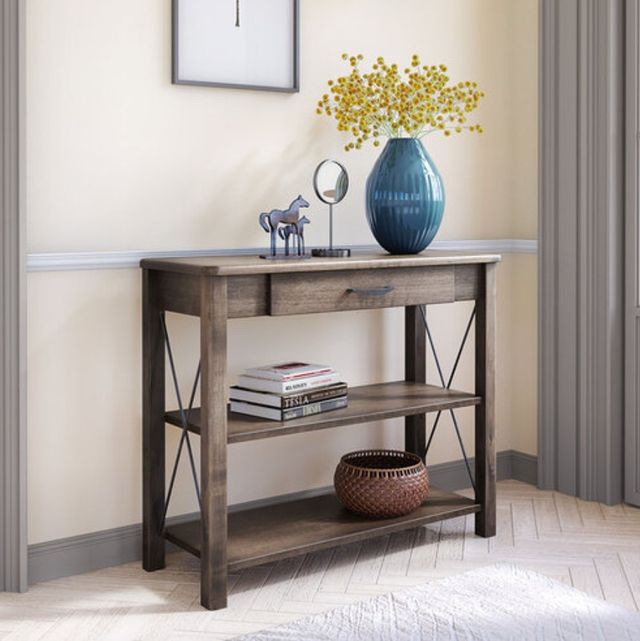 Country Classic Collection Customizable Crossway Console Table-1