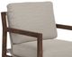 International Furniture Direct Milan Brown/Ivory Chair-2