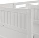 Elements International Sami White Youth Twin Over Twin Step Bunk Bed with Left Headboard-4
