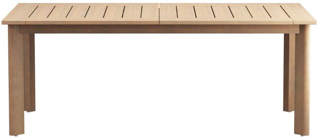 New Classic® Home Furnishings Wesley Beige Acacia Outdoor Patio Dining Table-2