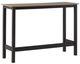Signature Design by Ashley® Moondance 3-Piece Beige Aluminum/Plastic Outdoor Counter Table with Black Base Set -1