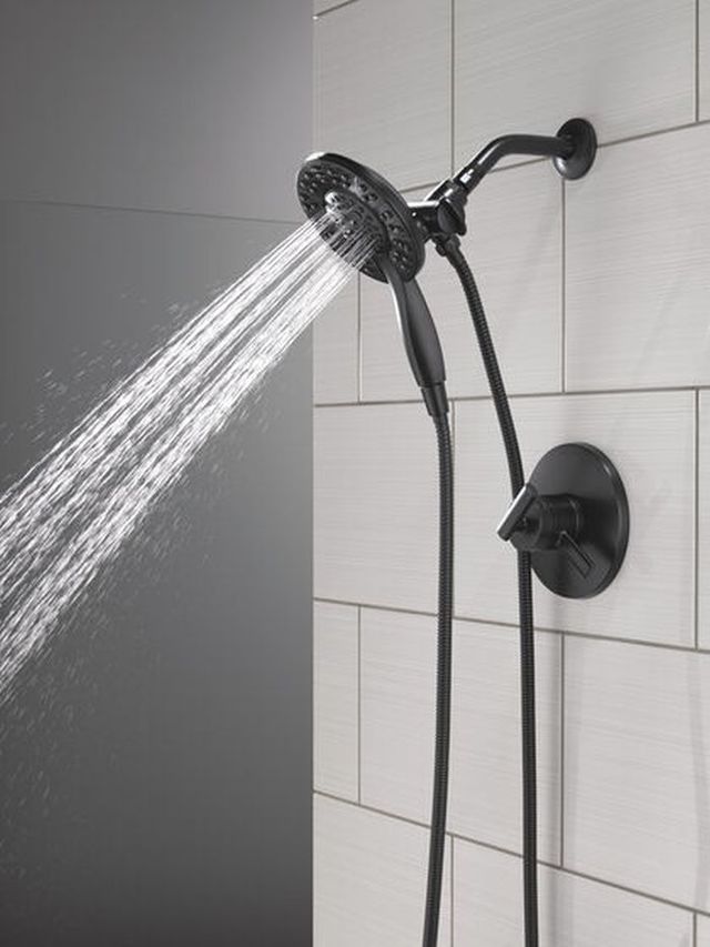 Delta Altado™ Monitor® 17 Series Matte Black Shower Trim with In2ition®-2
