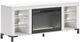 Signature Design by Ashley® Brollevi Matte White TV Stand with Electric Fireplace-0