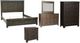 Liberty Furniture Thornwood Hills 5-Piece Rock Beaten Brown California King Panel Bed Set-0
