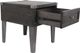 Signature Design by Ashley® Todoe Dark Gray End Table with Silver Base-4