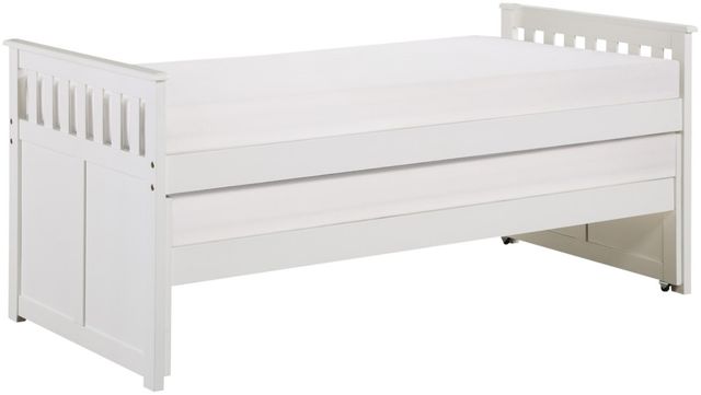 Homelegance® Galen White Twin/Twin Trundle Bed-0