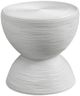 Uttermost® Bongo Satin White Side Table-0