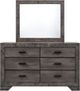 Elements International Nathan Gray Oak 3 Piece Full Bedroom Collection-1