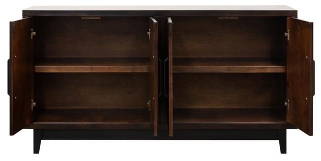 Legends Home Radiance Rosewood 4-Door Cabinet-4