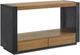 Elements International Breckenridge Black/Light Oak Sofa Table-0