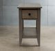 Amish Works Driftwood Brown 1-Drawer Chairside Table-1
