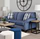 Decor-Rest® Furniture LTD 2025 Navy Sofa-2