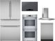 Thermador® 5 Piece Stainless Steel Induction Kitchen Package-0