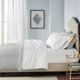Olliix by Madison Park 600 Thread Count White Split King 100% Pima Cotton Sheet Set-4