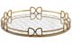 A & B Home Valentina Gold Large Decorative Tray-1