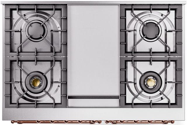 Ilve® Nostalgie II Series 40" Custom RAL Color Pro Style Dual Fuel Range-2