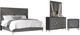 New Classic® Home Furnishings Symmetry 4-Piece Charcoal Gray Eastern King Bedroom Set-0