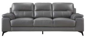 Mazin Furniture Mischa 2 Piece Dark Gray Sofa/Loveseat Set-1