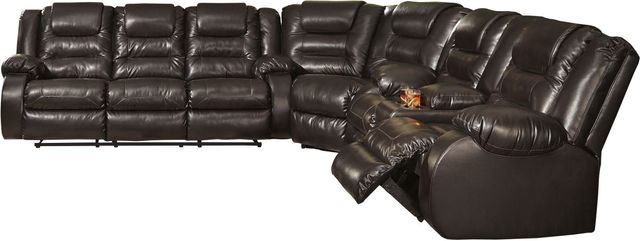 Signature Design by Ashley® Vacherie 3-Piece Chocolate Reclining Sectional-0
