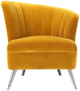 Moe's Home Collection Layan Yellow Right Accent Chair-0