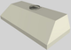 Vent-A-Hood® 54" Biscuit Wall Mounted Liner Insert-4