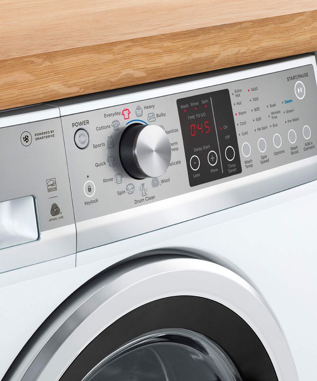 Fisher Paykel WashSmart™ 2.4 Cu. Ft. White Front Load Washer-4