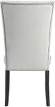 Elements International Francesca Gray Upholstered Dining Side Chair-3