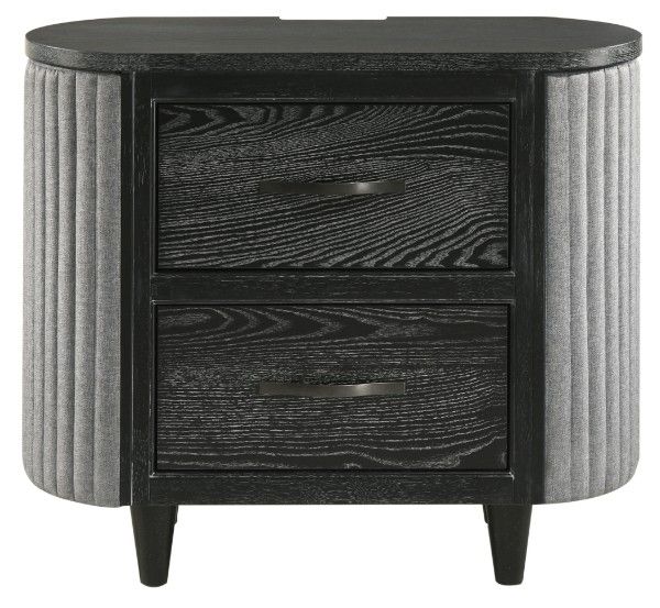 New Classic® Home Furnishings Skyline Onyx Nightstand-2
