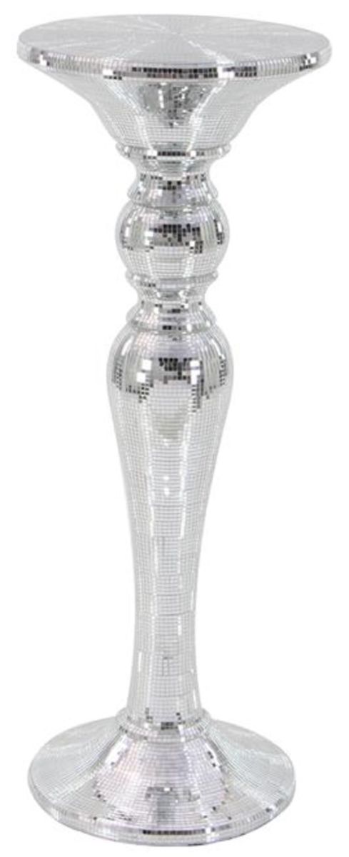 Deco Marche Silver Pedestal Table-0