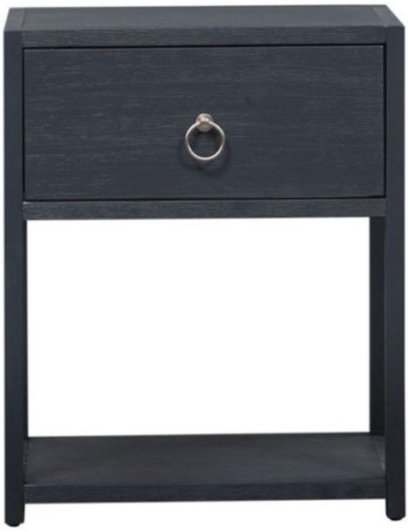 Liberty Furniture Midnight Wire Brushed Denim Accent Table-2