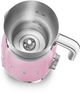 Smeg 50's Style Pink Induction Milk Frother-4