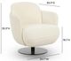 TOV Furniture Solange Cream Swivel Accent Chair-2