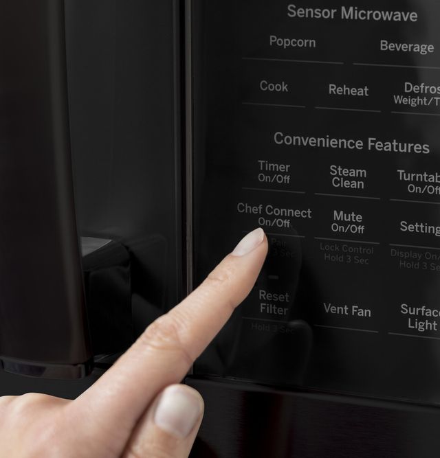 GE Profile™ 1.7 Cu. Ft. Black Over The Range Microwave-2