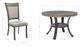 Powell® Franklin 5-Piece Pewter Gray/Taupe Dining Set-2