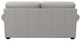 La-Z-Boy® Olson Ivory Leather Apartment-Size Sofa-4