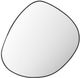 Surya Pebble Matte Black Accent Mirror-0